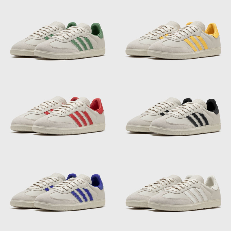 Pharrell’s Humanrace x Adidas Samba SI: May 14 Release