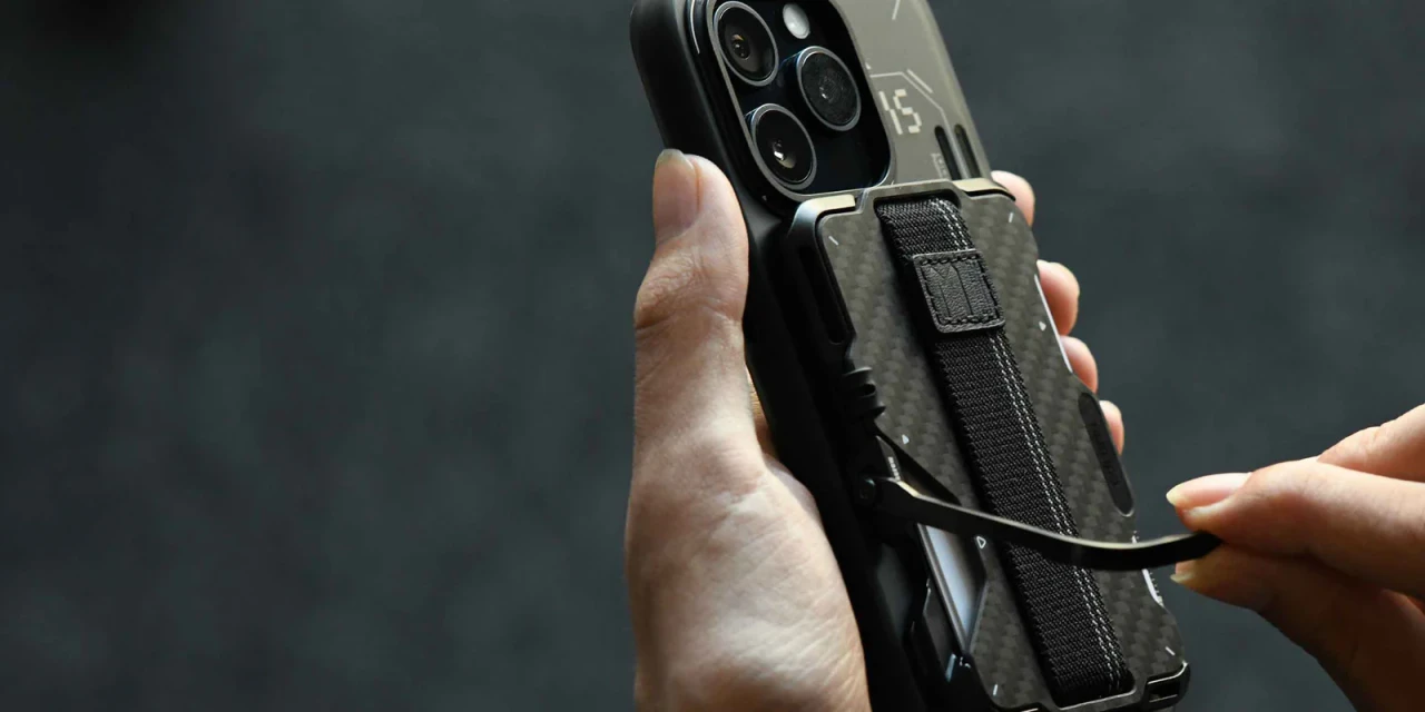 Portofel Compatibil MagSafe Aulumu G03 Multi Tool Metal Wallet, Carcasa Aluminiu si fibra de carbon, Grip elastic, Kickstand metalic integrat, suport AirTag, deschizator sticle, rigla integrata, blocare RFID, pana la 12 carduri, Ultra slim, Negru 3 2800 1400 9c059e14 0e0d 4d78 be06 ea29aad65709