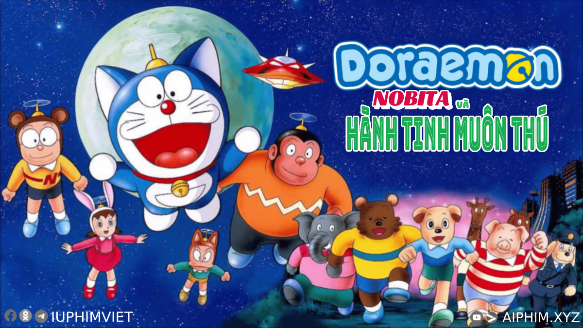 Doraemon: Nobita và Hành Tinh Muông Thú - Doraemon: Nobita and the Animal Planet (1990)