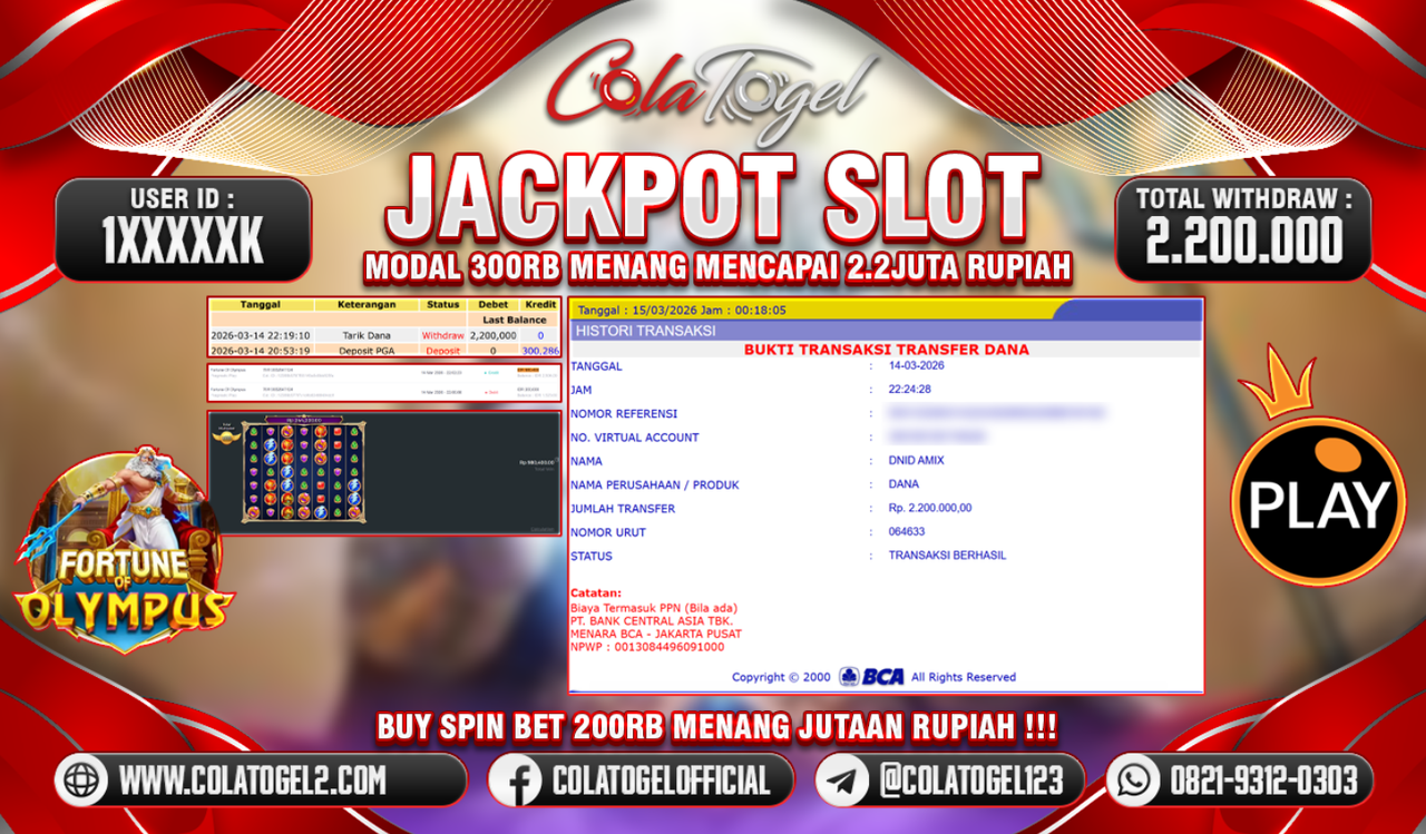 JACKPOT SLOT GACORR!!