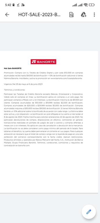 Hot Sale 2023 en Palacio de Hierro con Banorte