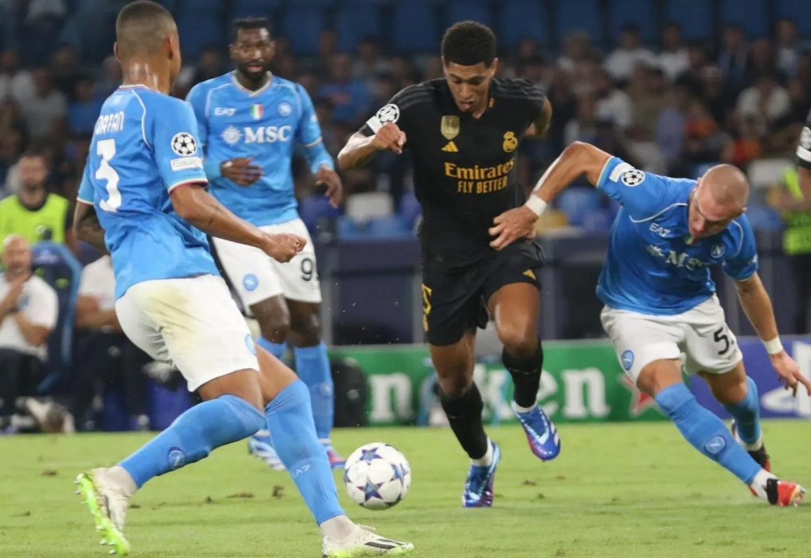 Con golazos de Valverde y Bellingham el Real Madrid vence al Napoli en Champions