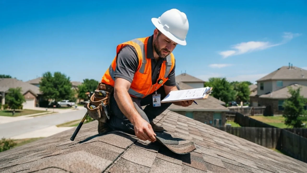 Licensed roofing contractor San Antonio roof repair inspection