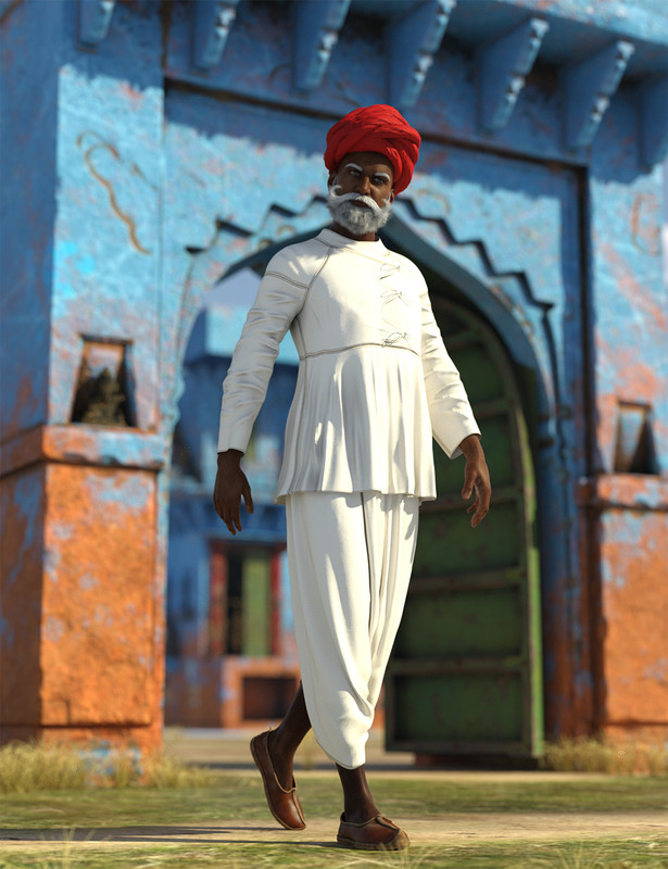 dForce Rabari Tribe Outfit for Genesis 8 Males dForce Rabari Tribe Outfit for Genesis 8 Males