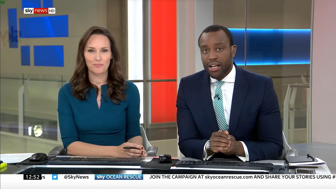 15 February - 12.00.00 - Sky News. Colin Brazier and Jayne Secke