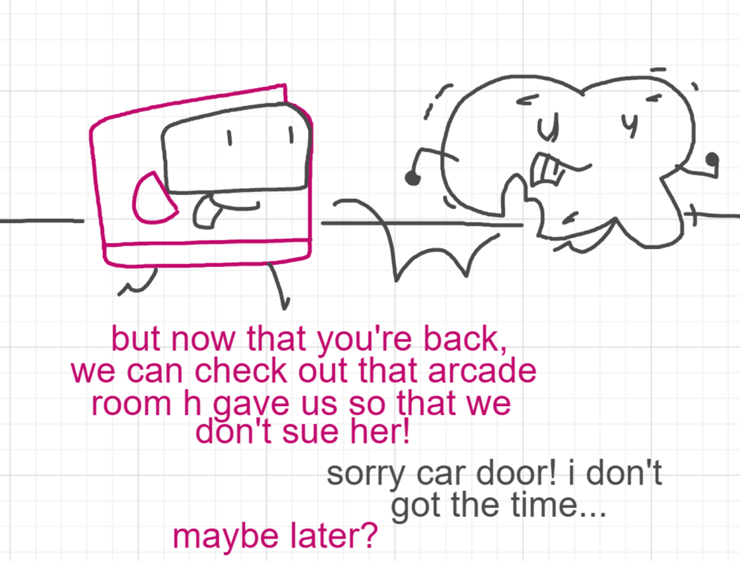 A panel from The Prime Number Few, episode eight of the Board Boards object show by Furretwalk/WalkingFurret.