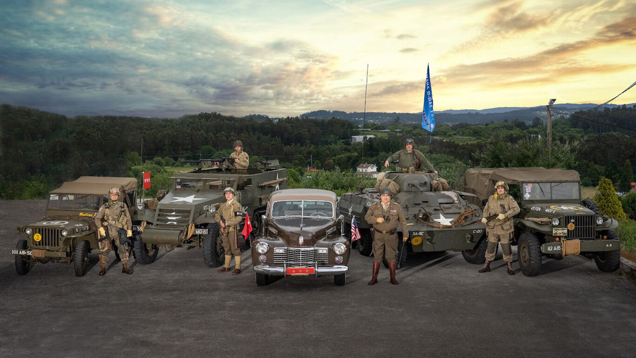 Parte de la colección de vehículos militares históricos de Manuel Arenas