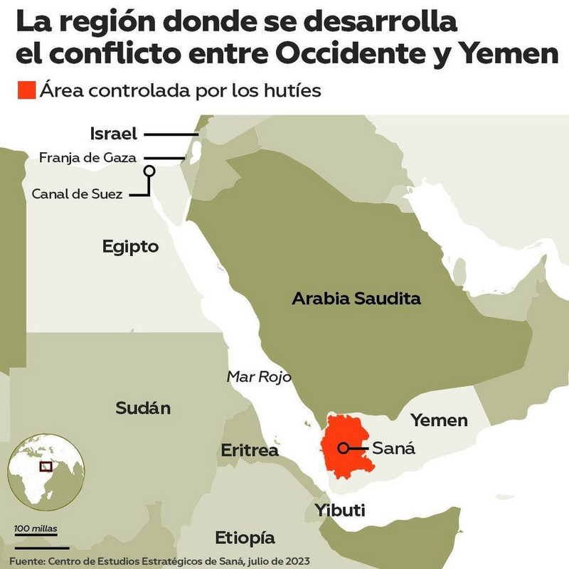 Estados Unidos lanza nuevo bombardeo nocturno contra Yemen Conflicto-yemen