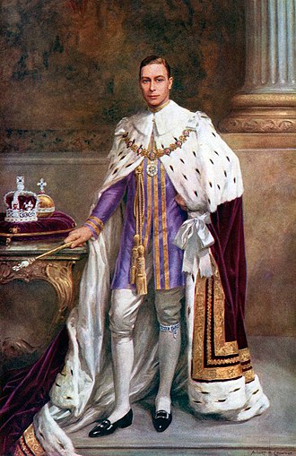 1 corona Australia. Jorge VI. 1938. 330px-George-VI-Portrait-1936
