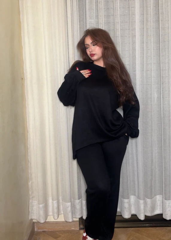 طقم سوفا أسود 2