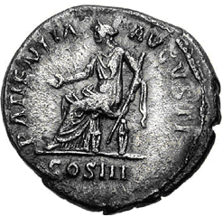 Glosario de monedas romanas. PATIENTIA. 4
