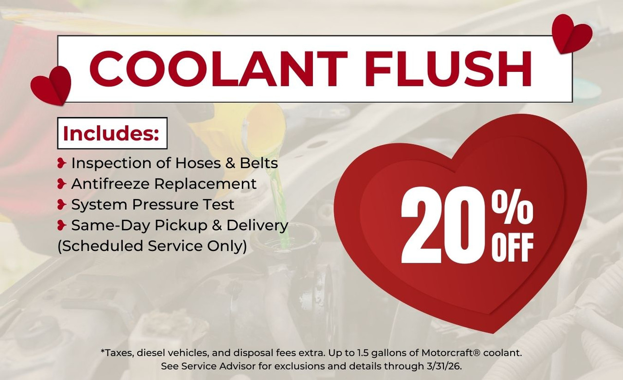 February 2026 Ford Coolant Flush Special