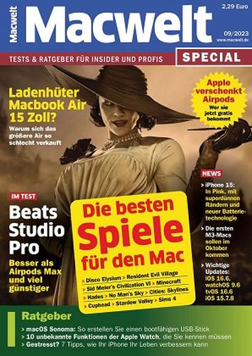 Cover: Macwelt Special Magazin No 09 September 2023