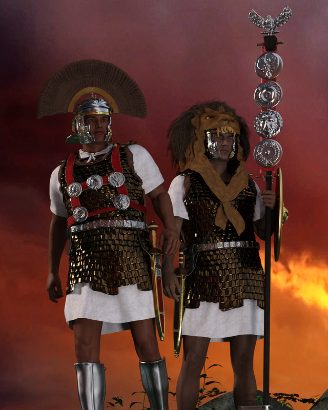 Centurion and Aquilifer for Genesis 3 Male