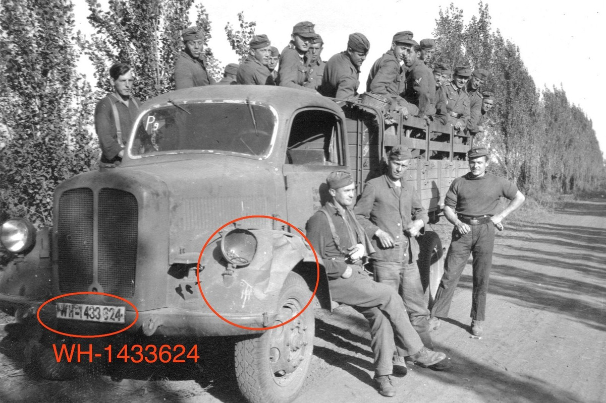 LKW BORGWARD 3000 Sept. 1943 BRÜCKENKOPF SAPOROS