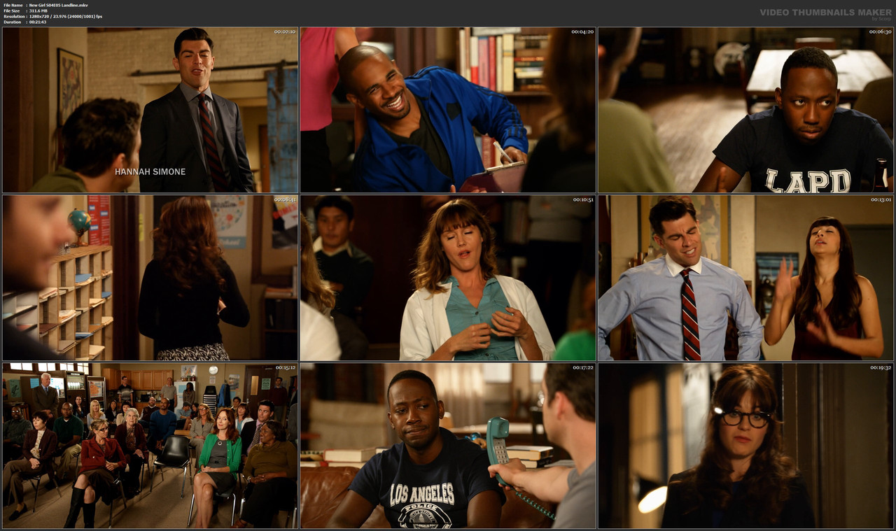 New Girl S04E05 Landline.mkv