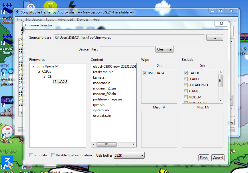 2 tick flash follow image