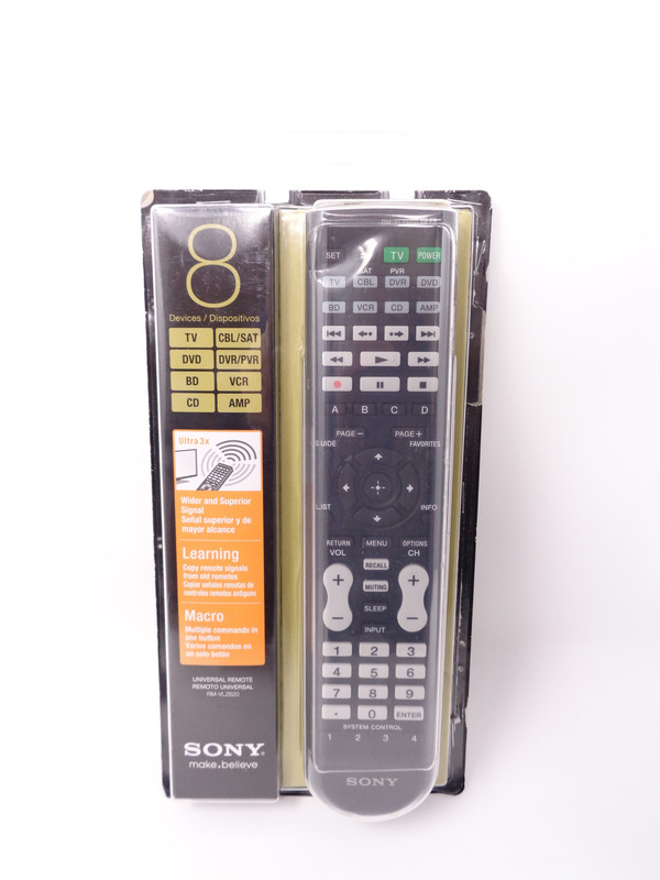 Sony 8 Component Universal Remote Control RMVLZ620 NEW Free