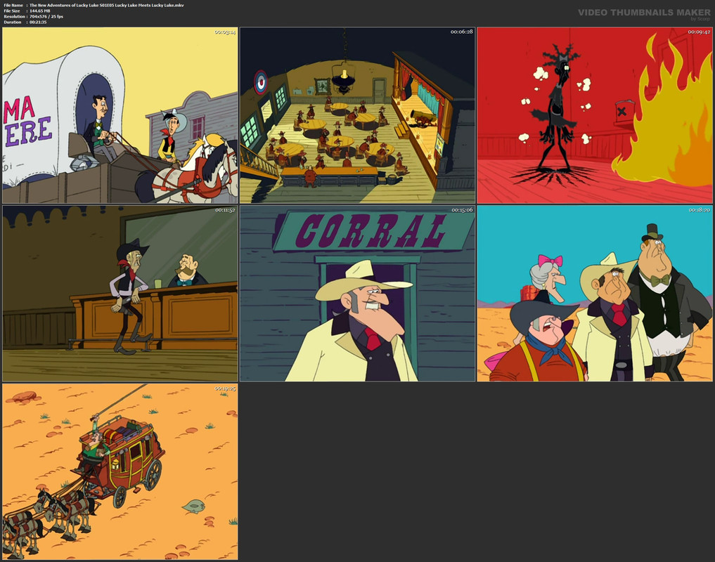 The New Adventures of Lucky Luke S01E05 Lucky Luke Meets Lucky Luke.mkv