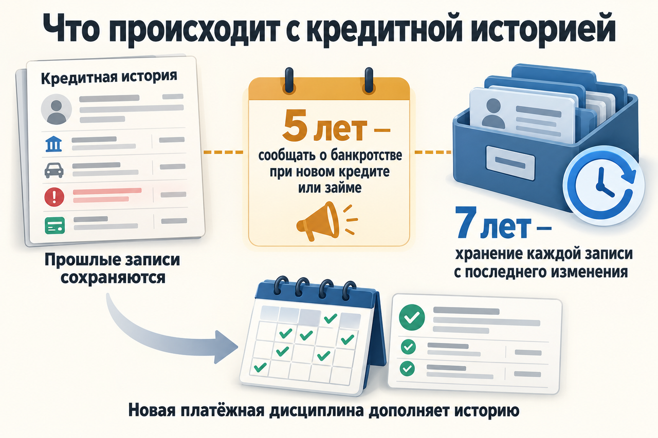 Как восстановить кредитную историю после банкротства