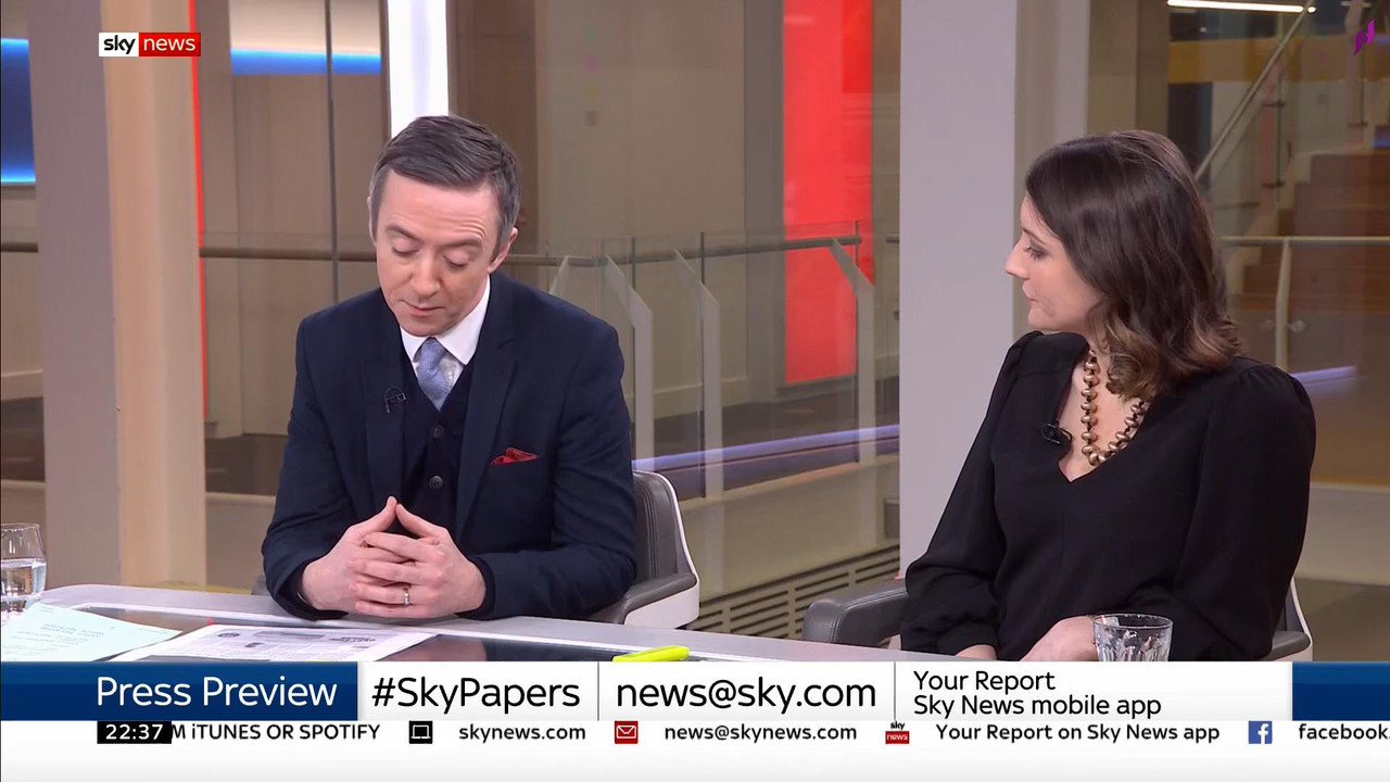 01 January - 22.00.00 - Sky News. All the latest news from Sky N