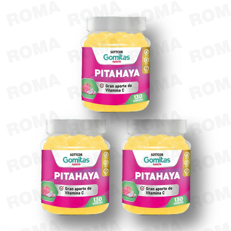 PACK 3 GOMITAS PITAHAYA 390 SOTTCORLABS
