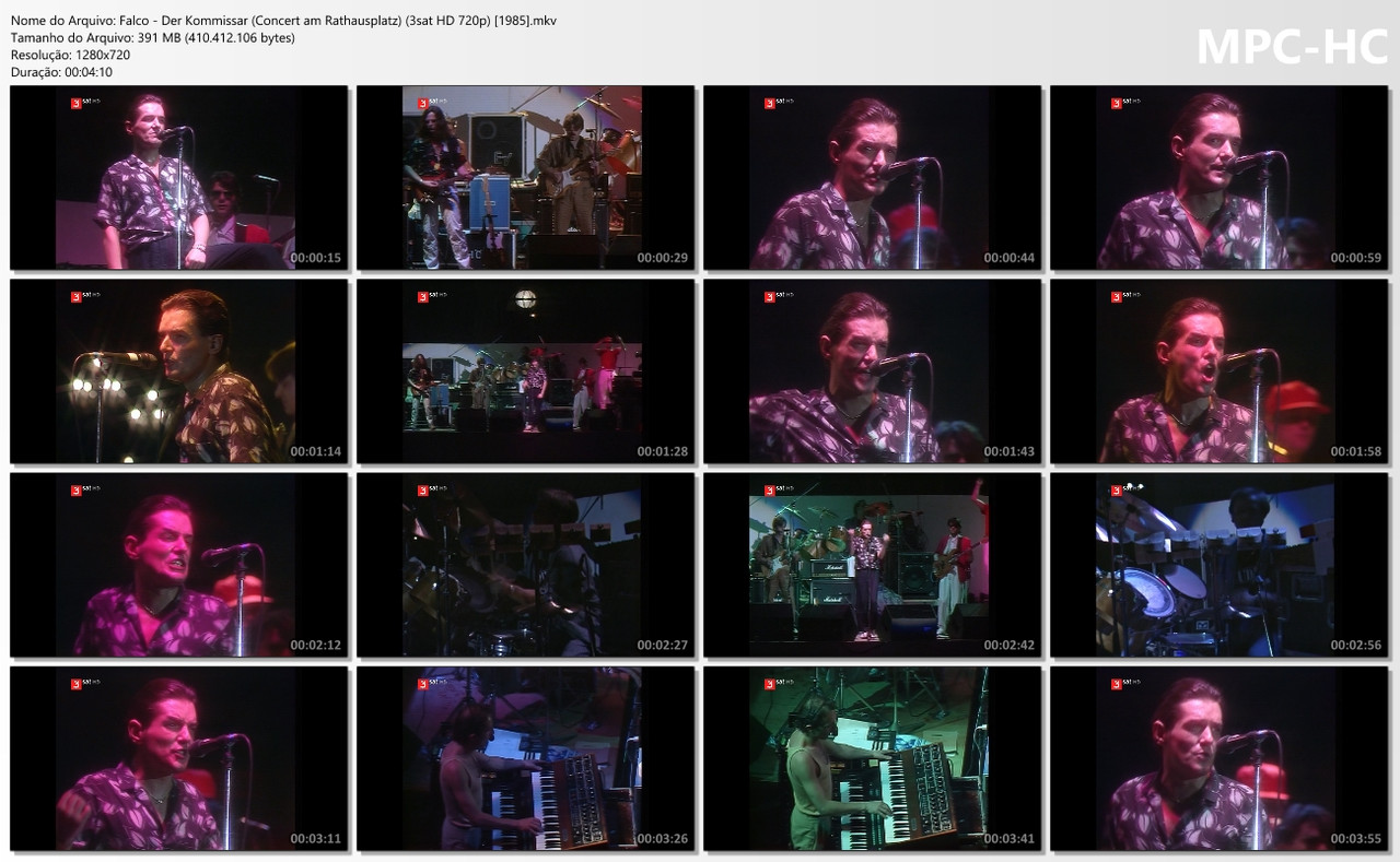 Falco - Der Kommissar (Concert am Rathausplatz) (3sat HD 720p) [1985]