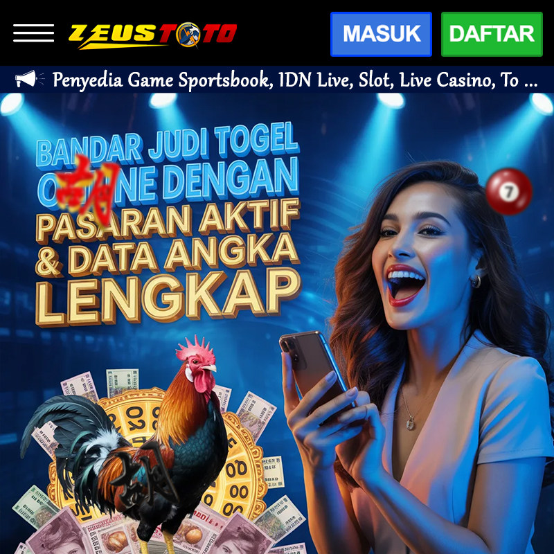 ZEUSTOTO TOTO: Bandar Judi Togel Online dengan Pasaran Aktif & Data Angka Lengkap image 1