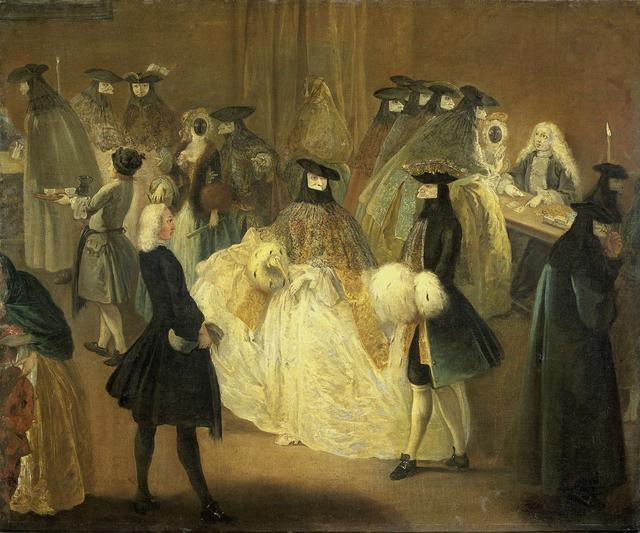 The-bench-play-Il-ridotto-1720-1790-Pietro-Longhi-oil-painting