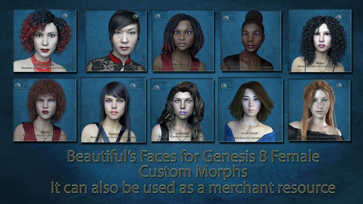 Beautiful Faces for G8 Pack