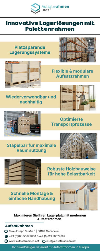 Innovative Lagerlösungen mit Palettenrahmen