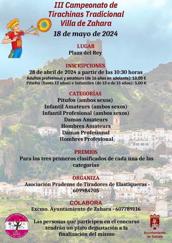 III Campeonato de Tirachinas Tradicional Villa de Zahara