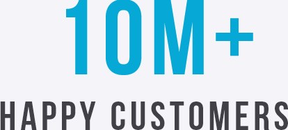 10M+ Happy customers