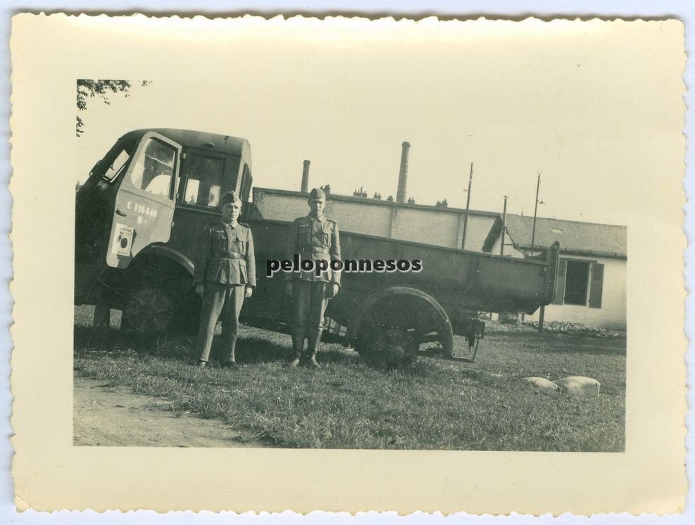 französische Beute Lkw Truck mit Kennung Frankre