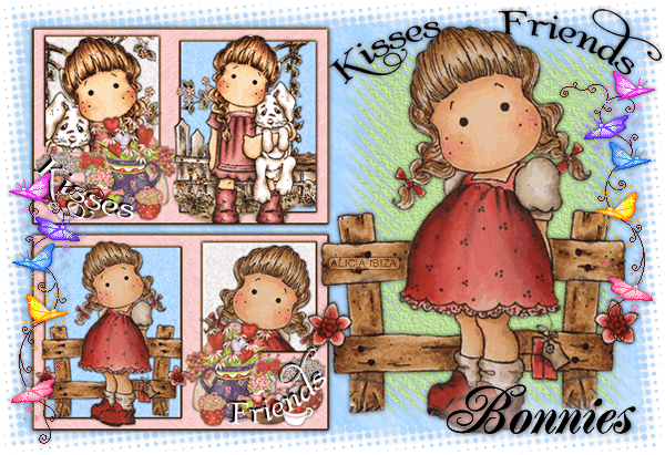 Kisses Friends bonnies