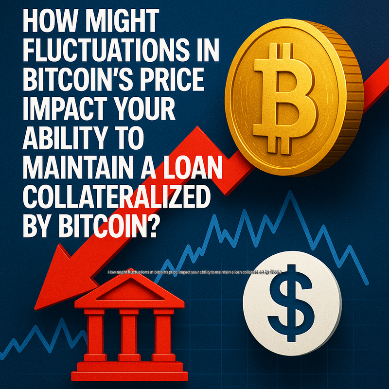 How might fluctuations in bitcoins price impact your ability to maintain a loan collateralez by Bitcoin