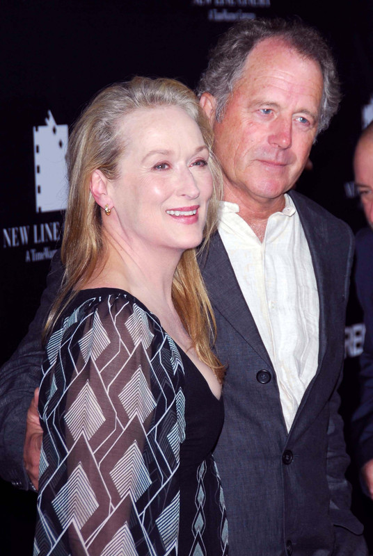    Meryl Streep con amigable, Marido Donald J. Gummer 