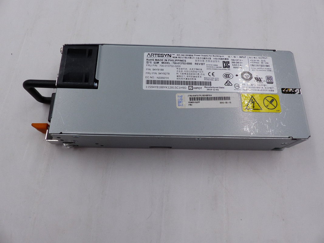 ARTESYN POWER SUPPLY FOR BUILDING-IN 94Y8188 -  700-013702-0000