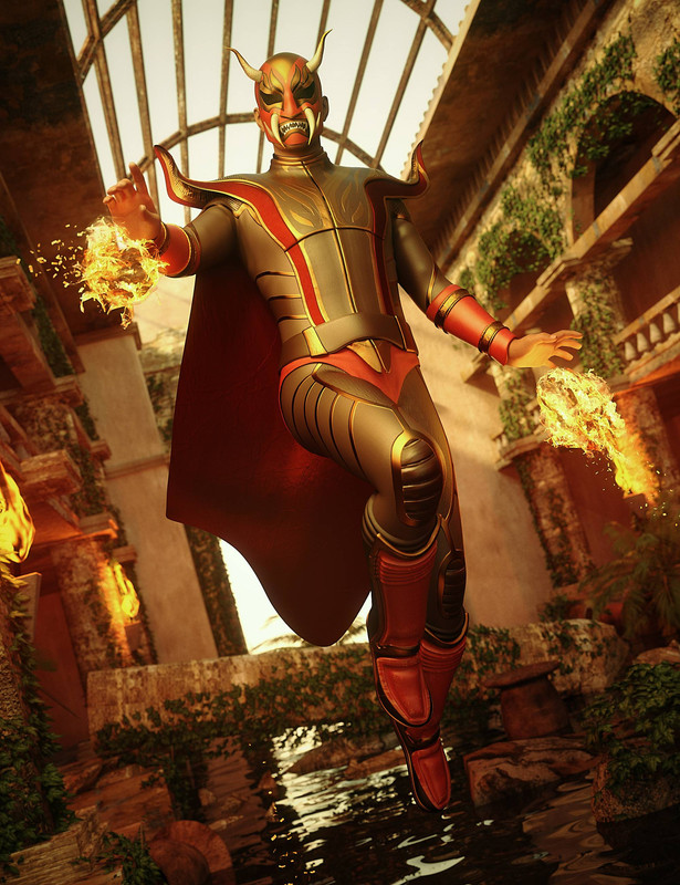 dForce Redmight Outfit for Genesis 8 and 8.1 Males dForce Redmight Outfit for Genesis 8 and 8.1 Males
