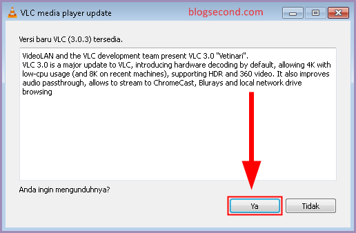 Tutorial Memperbarui VLC Player pada Komputer