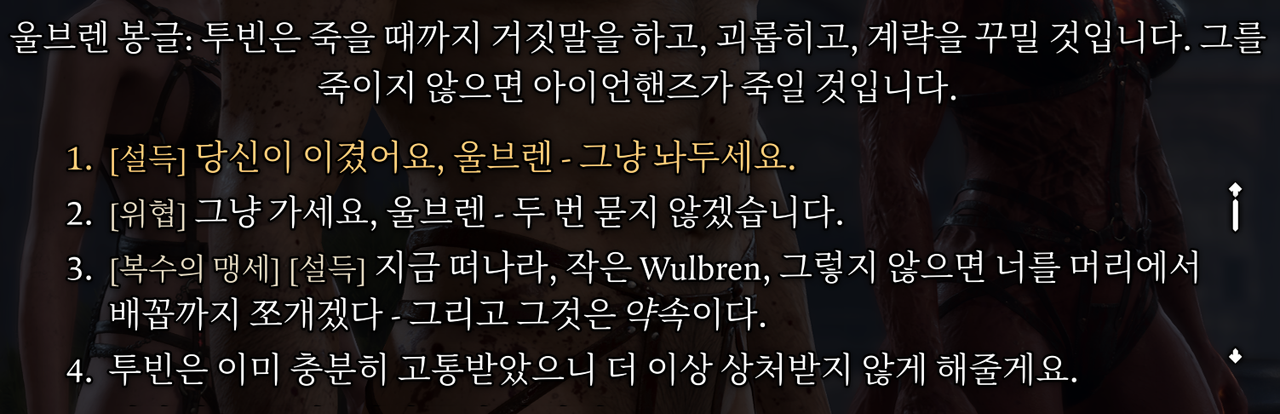 복수 팔라딘 특수 대사