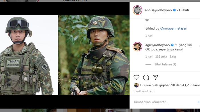 Ketika AHY disandingkan dengan Hyun Bin