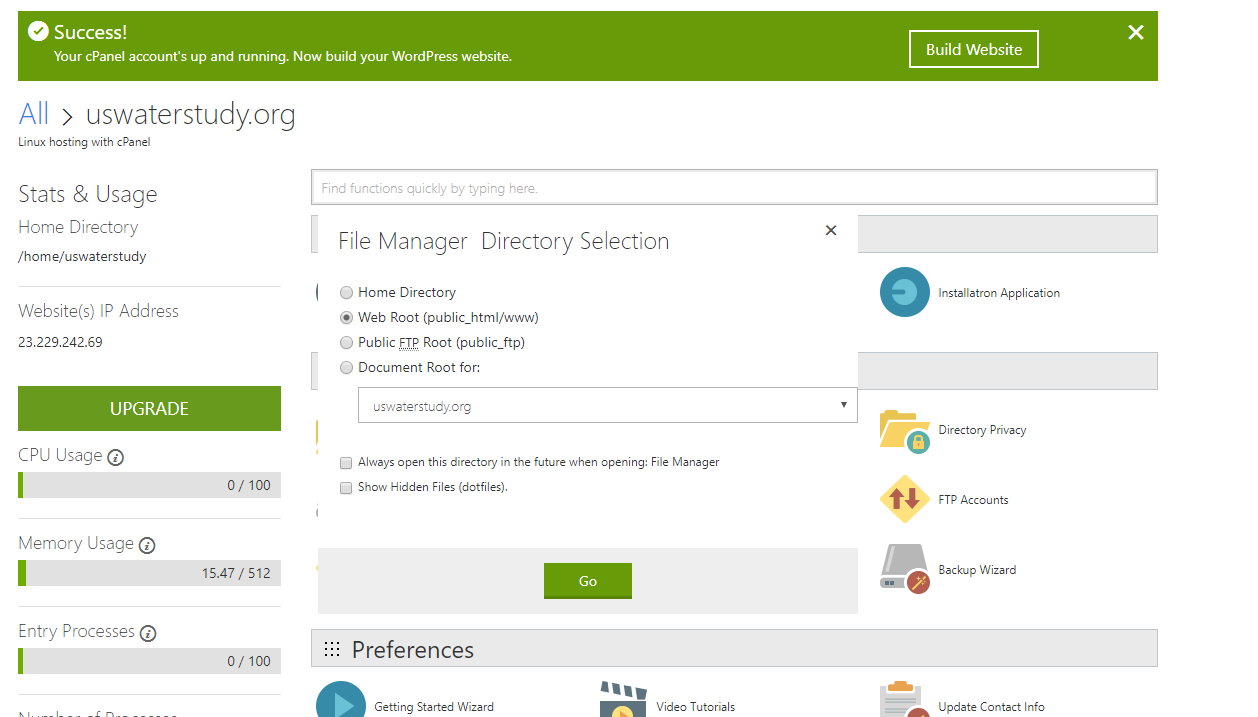 file manager directory