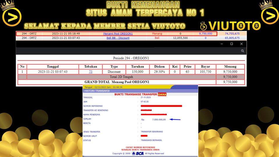 Bukti JP slot hari ini