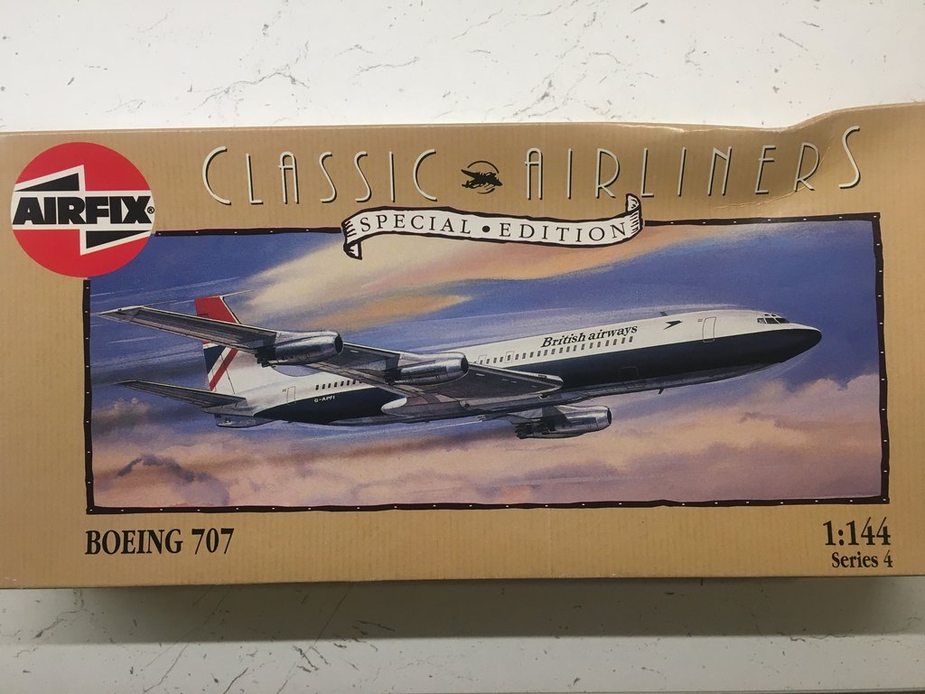 Details about   Roden 320 Airliner Boeing 720 United Scale Plastic Model Kit 1/144 