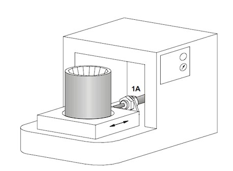 Figure 4 – Pneumatic vibrator circuit for paint bucket mixing