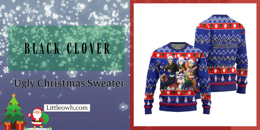 27 Anime Ugly Christmas Sweaters For Otaku In Holiday Season