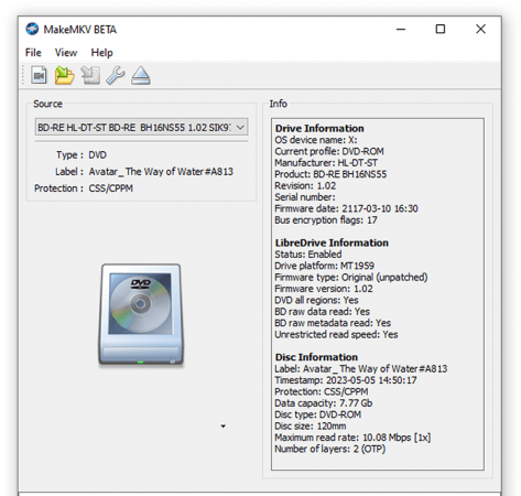 MakeMKV v1.18.1 (Beta) MakeMKV v1.18.1 (Beta)