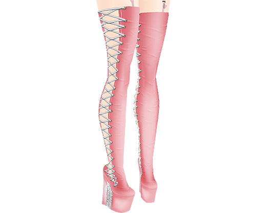 Lacey-Boots-pink