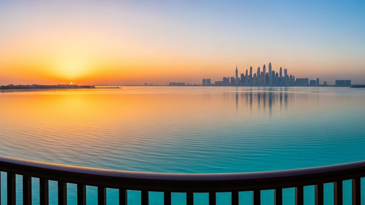 Última manhã varanda The Retreat Palm Dubai